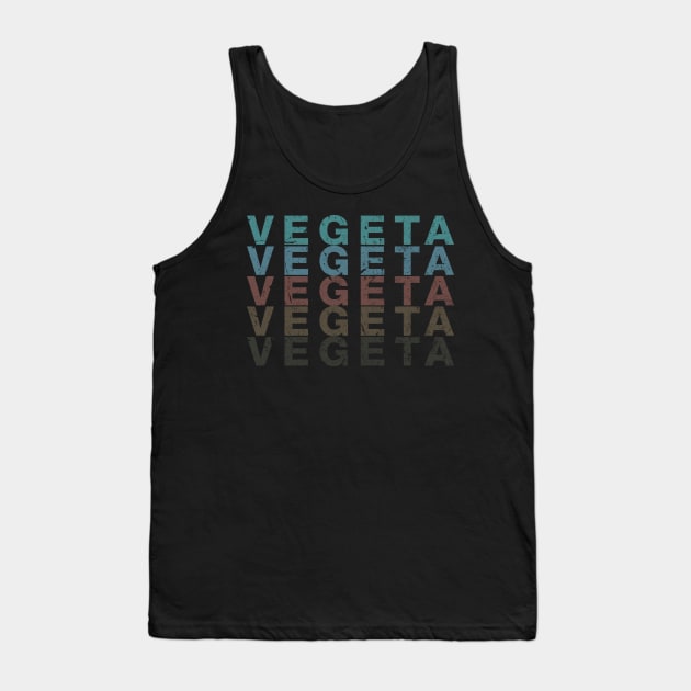 Vintage Proud Anime Name Vegeta Funny Birthday Gift Tank Top by Kisos Thass